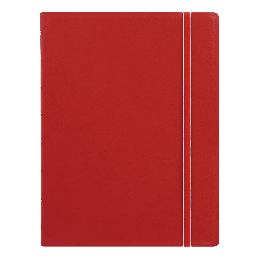 Filofax Notebook, A5 Size, 8.25 x 5.182 inches, Red (B115008U)