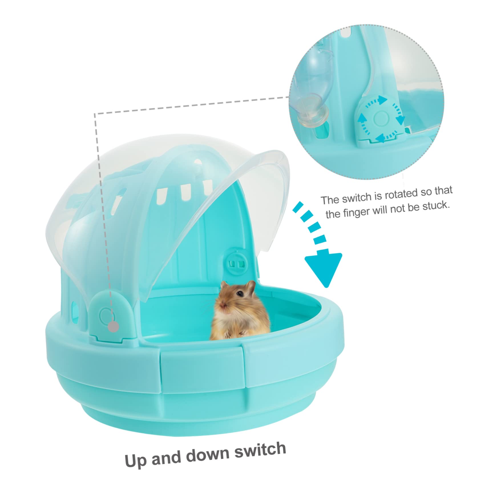 Grote hamsterkooi, draagbare egel draagtas, kleine dierendrager Grote hamsterkooi, draagbare egel draagtas, kleine dierendrager