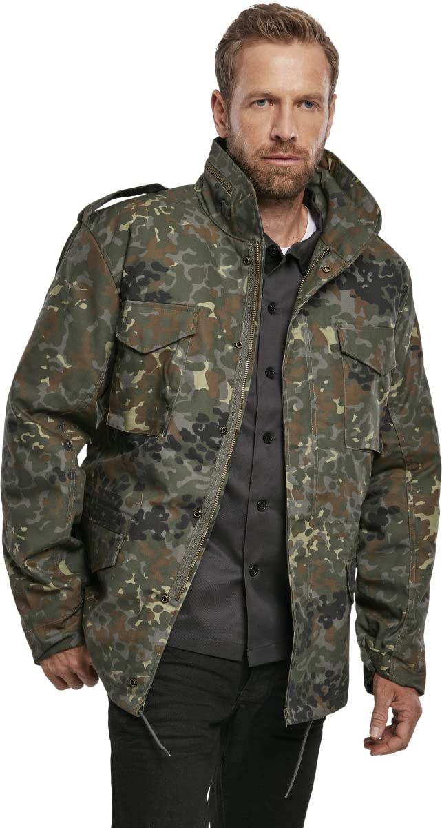 Brandit M65 standardowa kurtka outdoorowa parka M65 B-3108, Wielokolorowy (Flecktarn 14), 5XL