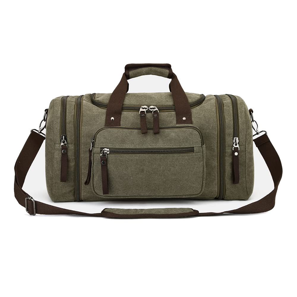 LOSMILE Borse da Viaggio Borsa impermeabile in Tela, Borsa per Weekend Campeggio per Uomini e Donne.