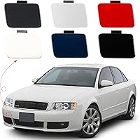 Vista 1 de Tapa de gancho de remolque de parachoques delantero para Audi A4 B6 2003-2005 8E0807241 (negro, lado derecho del pasajero)