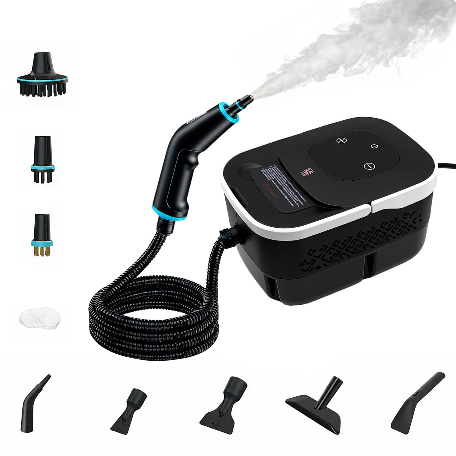 High Pressure Steam Cleaner Portable 42oz Water Tank 20s Fast Heat 6 Settings 4 Bar Multi-Surface for Kitchen