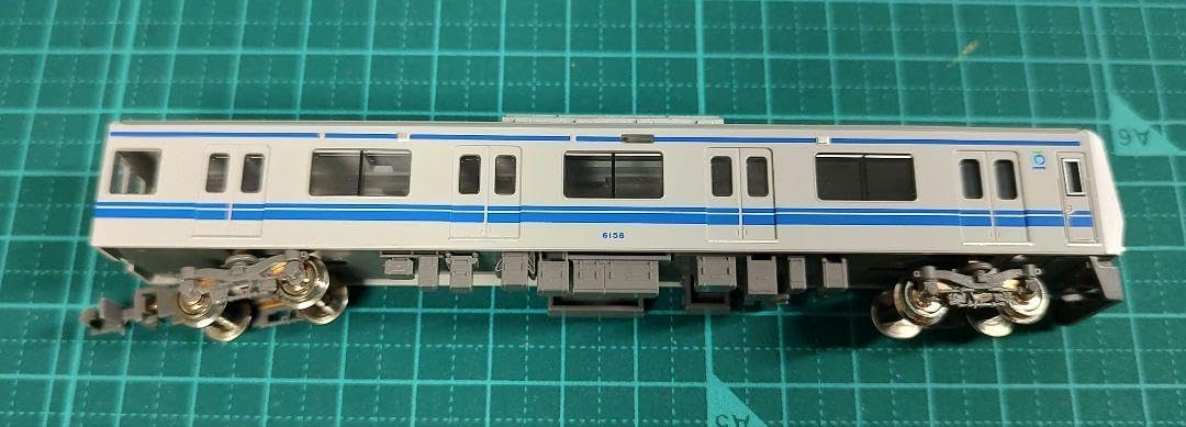 グリーンマックス Nゲージ 西武6000系アルミ車 (6158編成・ベ