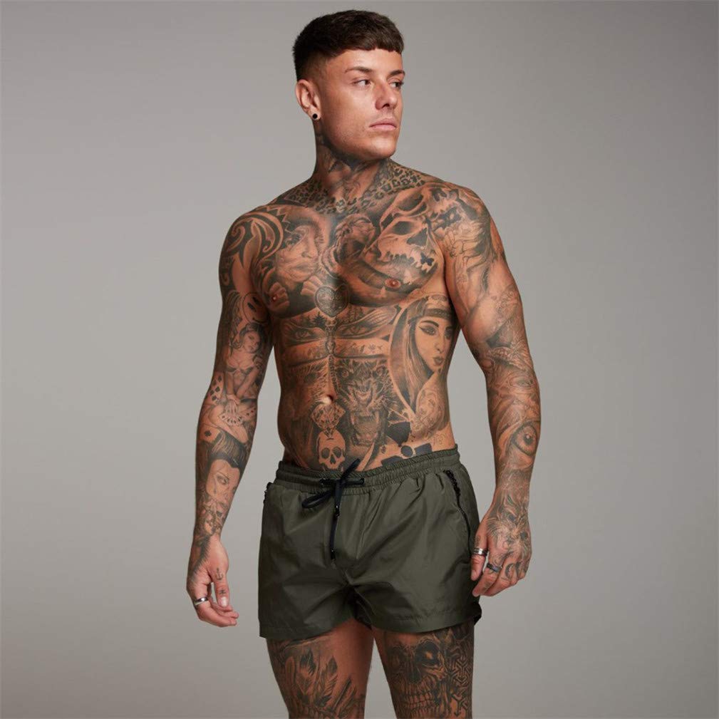 Bañadores de natación, Pantalones Cortos de los Hombres de Secado rápido Playa Surf Corriendo Pantalones Cortos de natación Boxeadores Calzoncillos