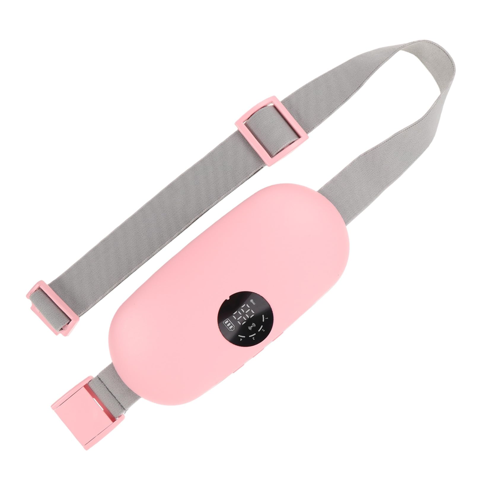 minkissy Cinturón Térmico Portátil con Masaje y Calor Rápido para Aliviar Dolores Menstruales, Diseño Ligero y Silicona para Uso Relajante en Casa