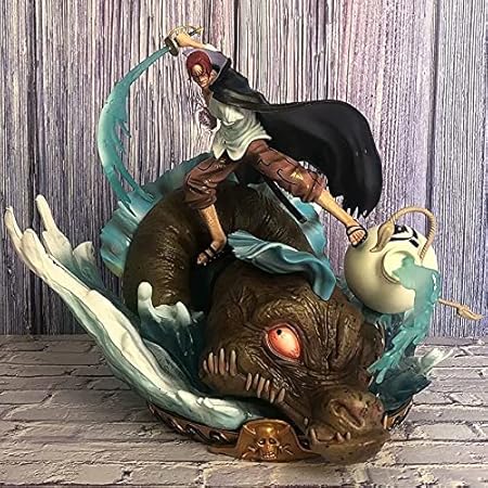 Amazon ワンピース Gk 赤髪のシャンクス 4人の皇帝 像シーン大特大フィギュアデコレーションバースデーギフト シャンクス フィギュア ドール 通販