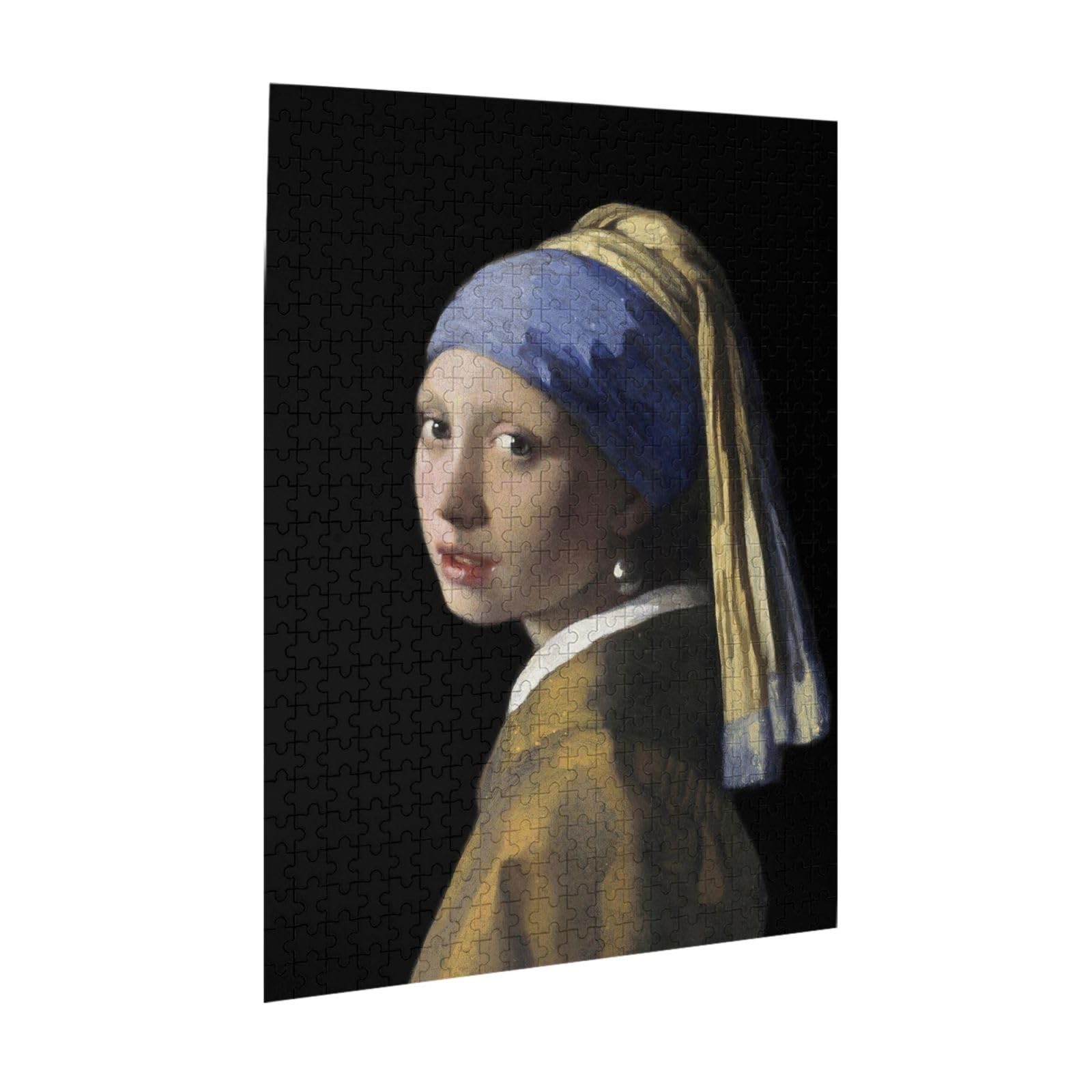 ヨハネス・フェルメール 真珠の耳飾りの少女 絵画 フレーム付き ヨハネス・フェルメール 真珠の耳飾りの少女 絵画 フレーム付き