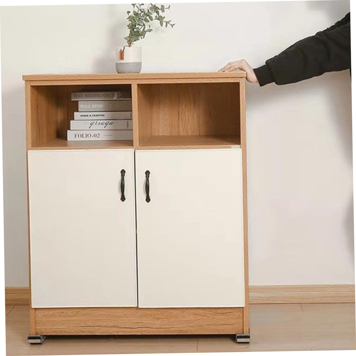 STOBOK Sockel für Waschmaschine und Kühlschrank mit Verstellbaren Rädern aus Kohlenstoffstahl und Pp Rutschfest und Vibrationsdämpfend für Möbel und Schwere Geräte Zufälliger Stil