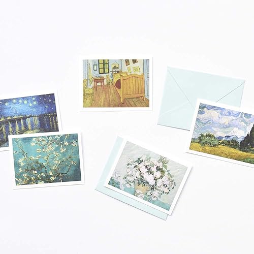 Miniatura 4 de Monolike Mensaje Gogh Card - Mezcla de 40 mini postales, paquete de 20 sobres