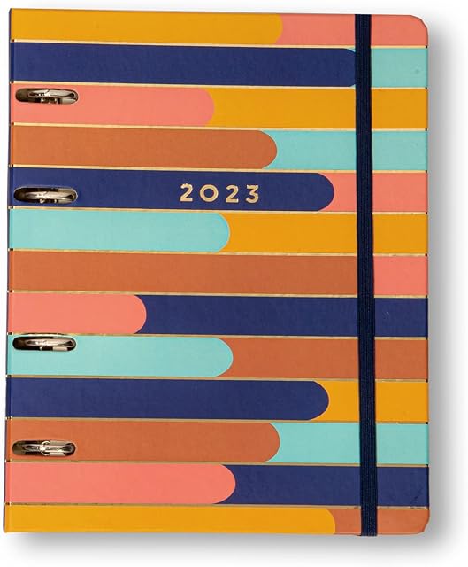 Cicero Agenda Planner Argolado 2023 Orla Semanal Notas A5 Paraty Rio & Mar, Modelo: 0302, Cor: Colorido