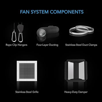 AC Infinity CLOUDWAY Whole House EC Fan T10, 1200 CFM with Temperature Humidity Controller, WiFi Integrated App Control Ceiling Mount House Attic Vent Fan, Exhaust Home Ventilation System