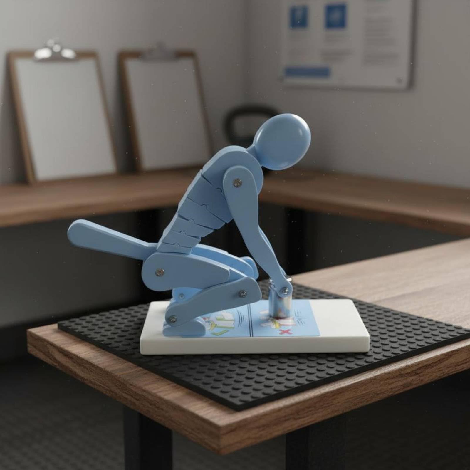 Spine Modello Schiena Didattico Struttura Corporea Supporto Dimostrazione Posturale Adatto per Classe Allenamento Forma Corpo, Giallo