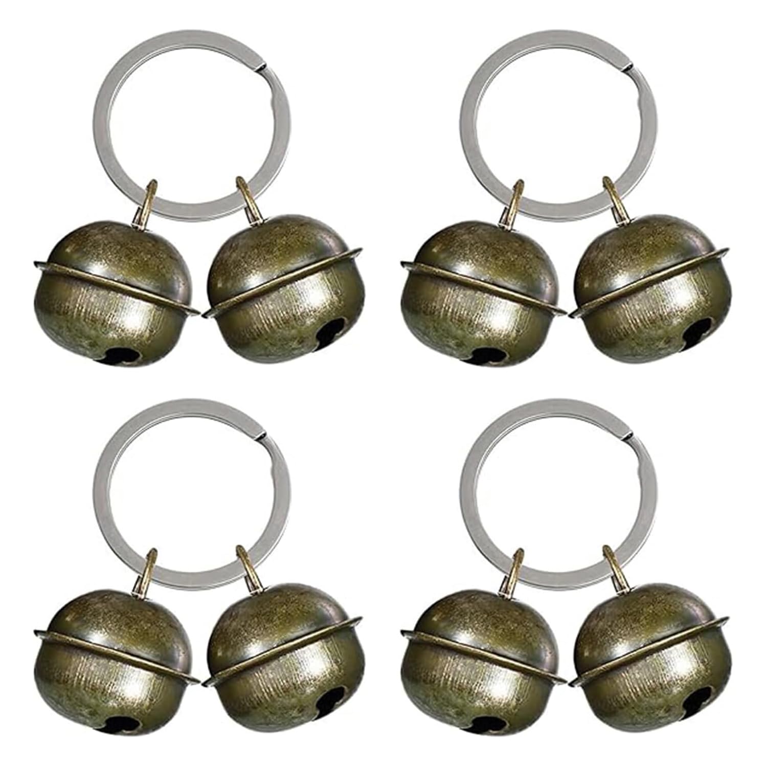 Cloches Extra-Fortes pour Collier Chien et Chat - Lot de 4 Clochettes de Traqueur et Nœud Papillon Grelots Sonores pour Localisation et Sécurité des Animaux de Compagnie