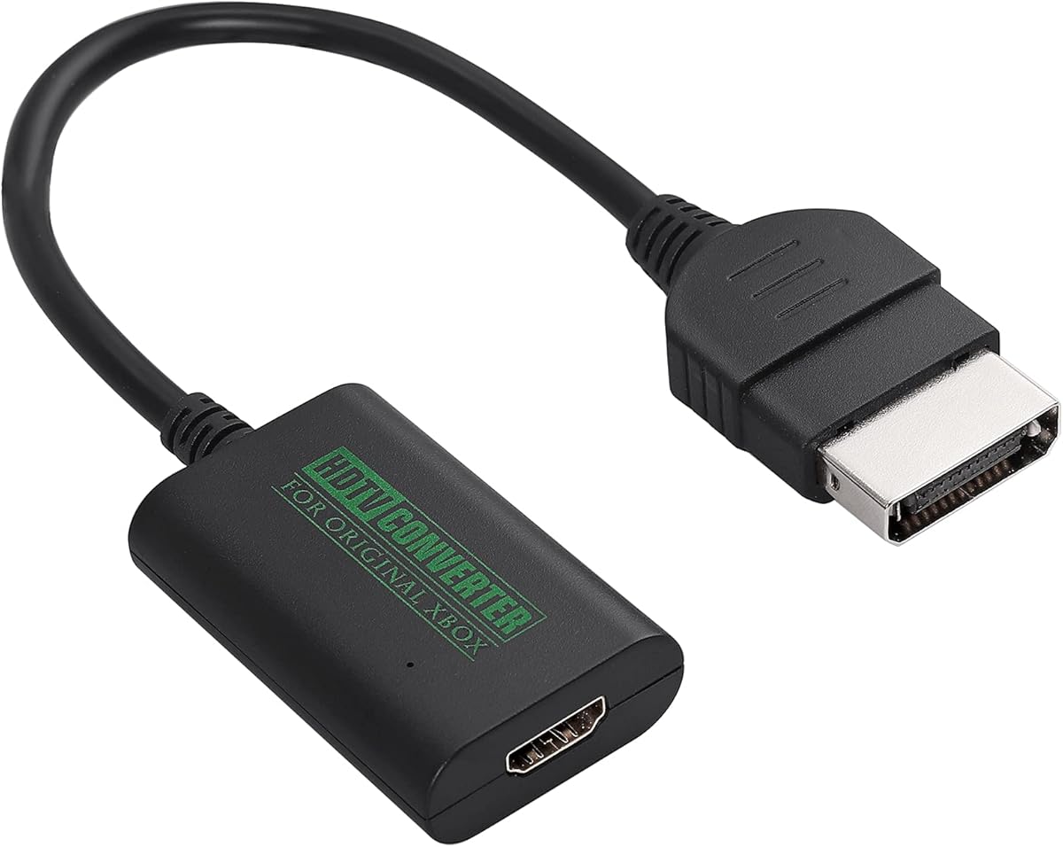 PROZOR Originele Xbox naar HDMI-converter, HDMI-kabel voor Xbox, ondersteunt alle resoluties