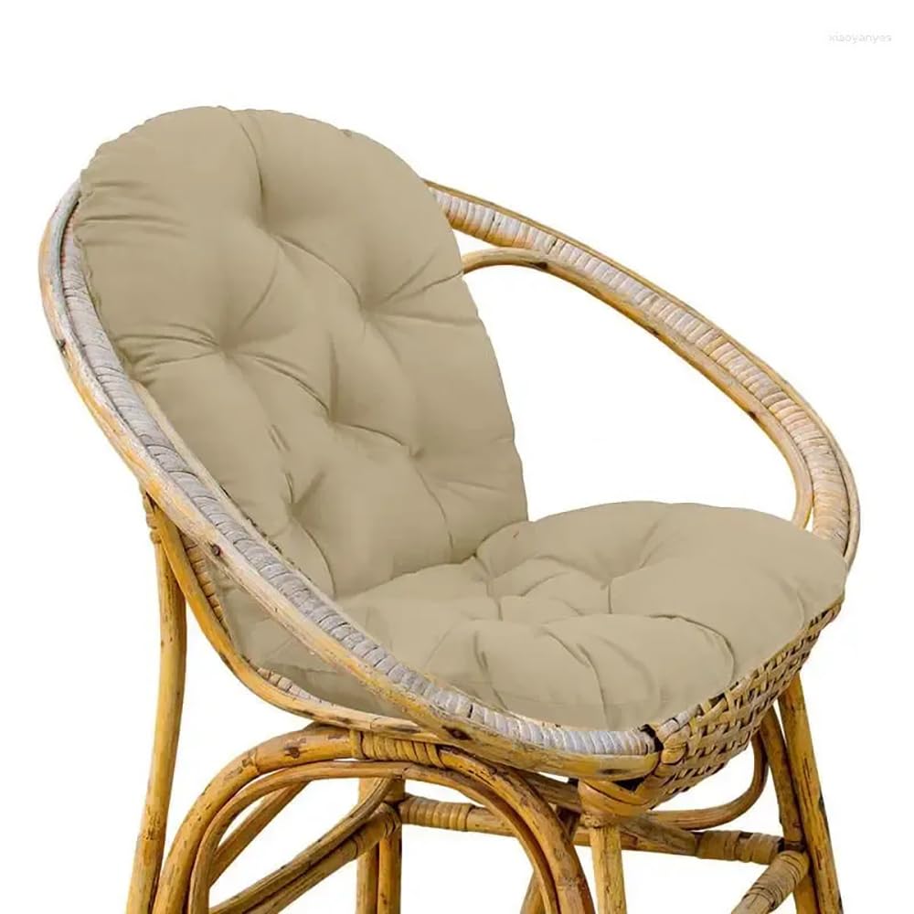 Cuscino per Sedia a Dondolo Girevole, Cuscino per Sedile in Vimini Rattan, Cuscini per Sedia a Dondolo Impermeabili e Resistenti ai Raggi UV, Decorazione della casa - A4