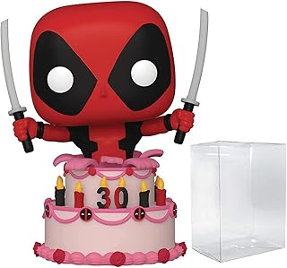 Deadpool in Cake Pop #776 Pop Marvel Deadpool Vinyl Figure (Bundled with EcoTek Protector to Protect Display Box)