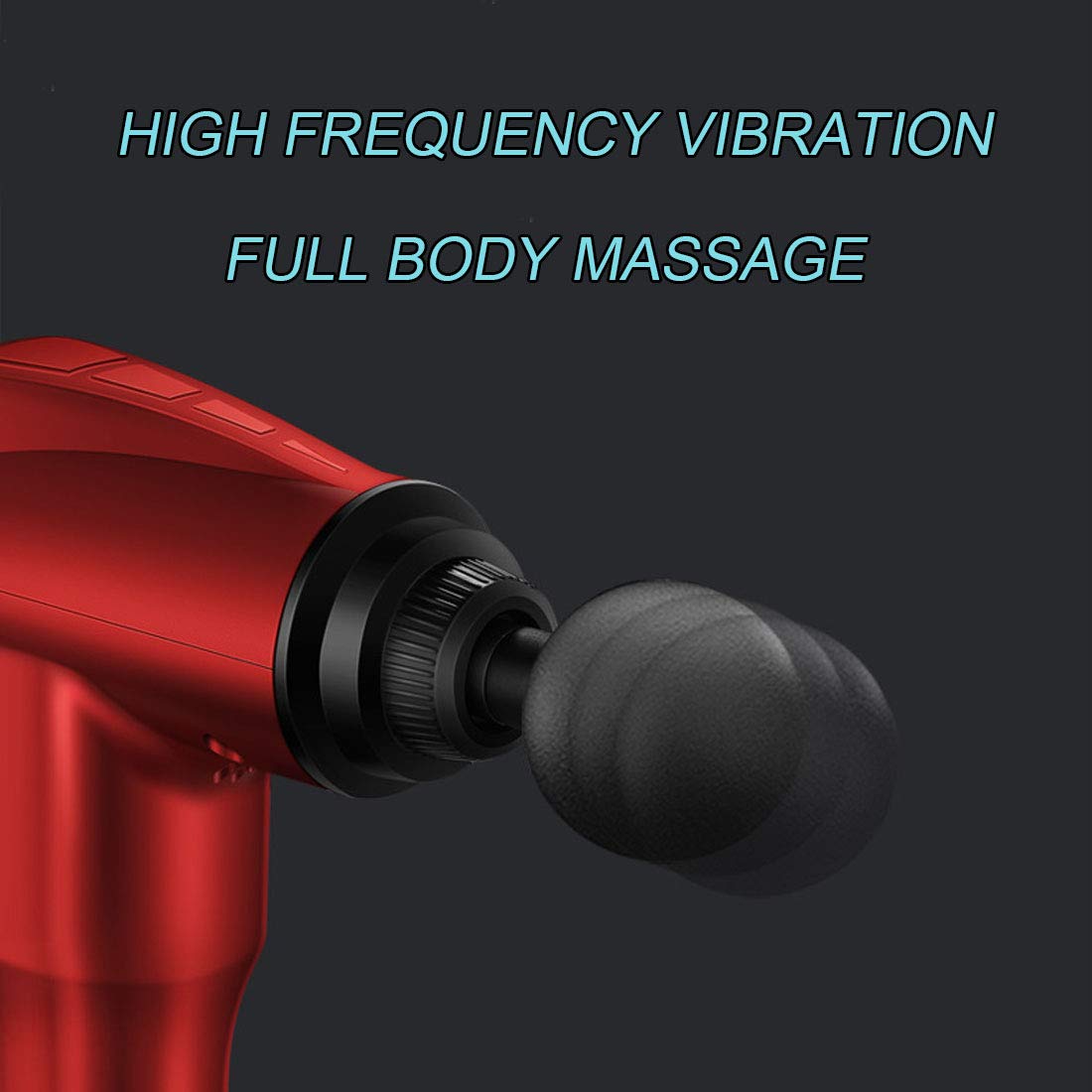 Massage Gun Canceling Heads Brushless Display-Replaceable LäRm Gehaltene LCD-MinigeräTe Anzeige Optional Touch Screen,Green