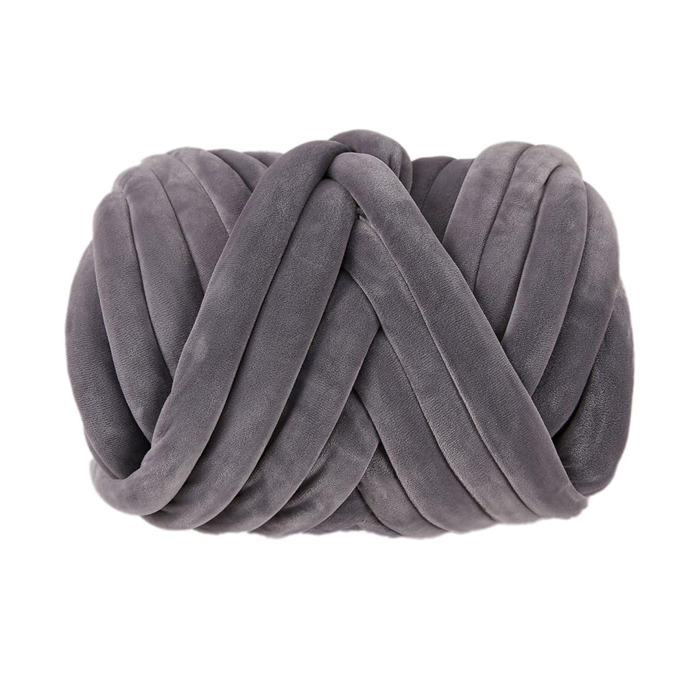 Gruba włóczka wełniana, 750 g, Chunky XXL Yarn do dziergania na ręce, przędza do dziergania na ręce, nieporęczna, miękka przędza dla początkujących, do szydełkowania, koców, poduszek, kosza dla