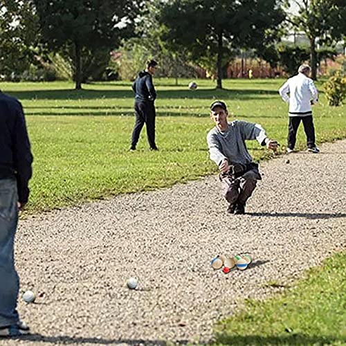 sillervan Conjunto de bolas de boche de madeira - conjuntos de bocha de quintal bolas de petanque jo