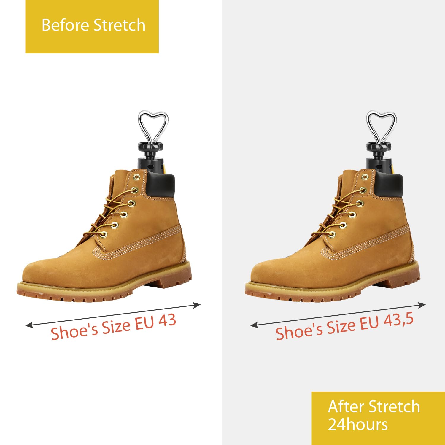 Schuhspanner Damen und Herren,Stiefeldehner,Schuhdehner Schuhweiter für Einstellbare Länge und Breite