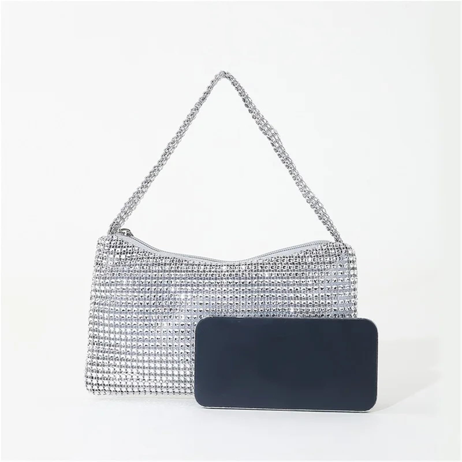 Pochette Da Donna Borsa Sera Bling A Tracolla Con Diamanti Scintillanti For Le Donne Party Club Matrimonio Prom Per Donna(Green)