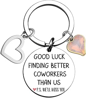 Coworker Leaving Gifts for Women Unique Farewell Goodbye Going Away Gifts for Coworkers Small Gift for Coworkers Women-Good Luck Finding Better Coworker Than Us Key Chain Co Workers Gift Ideas