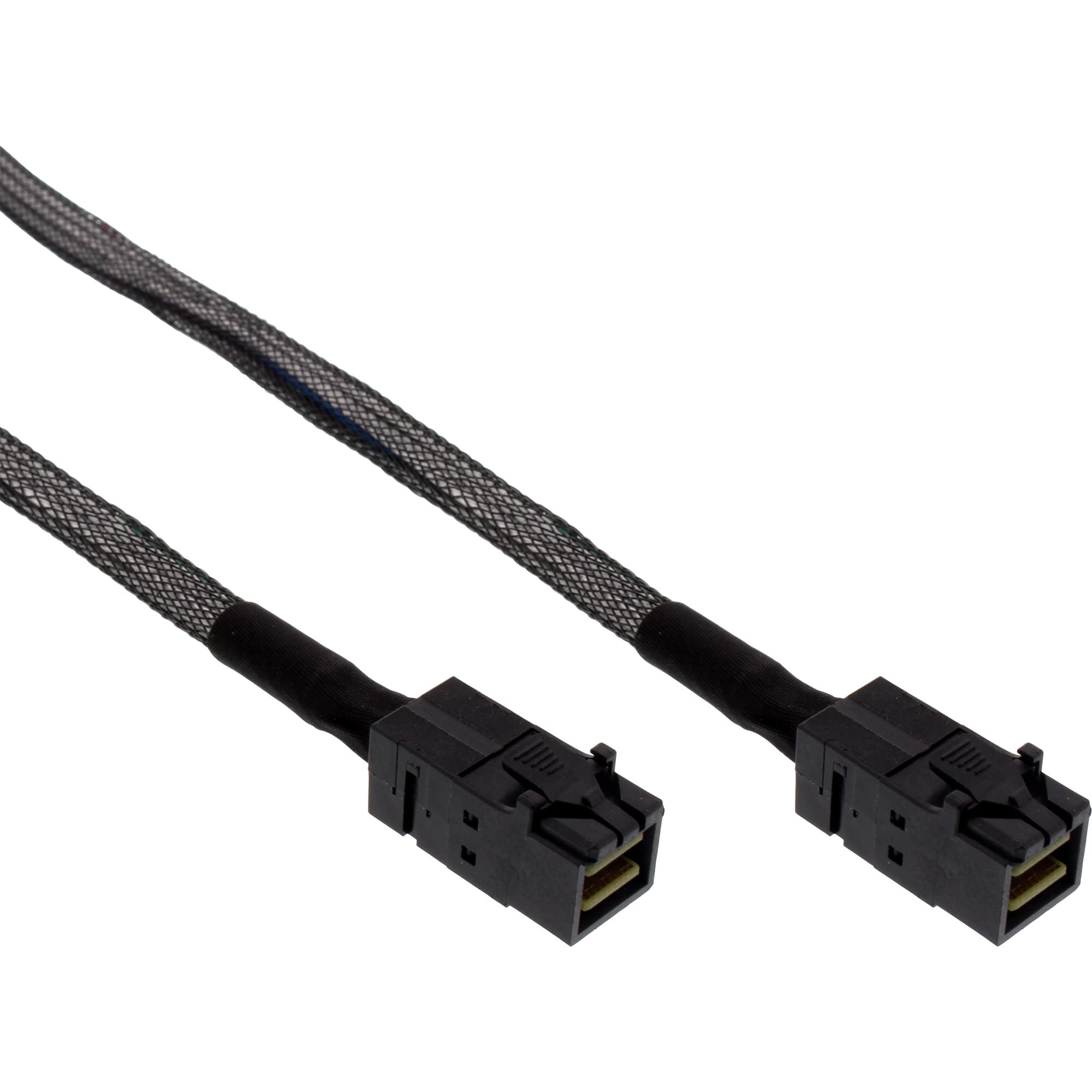 InLine 27625A kabel Mini-SAS HD, SFF-8643 do SFF-8643, z taśmą boczną, 0,5 m