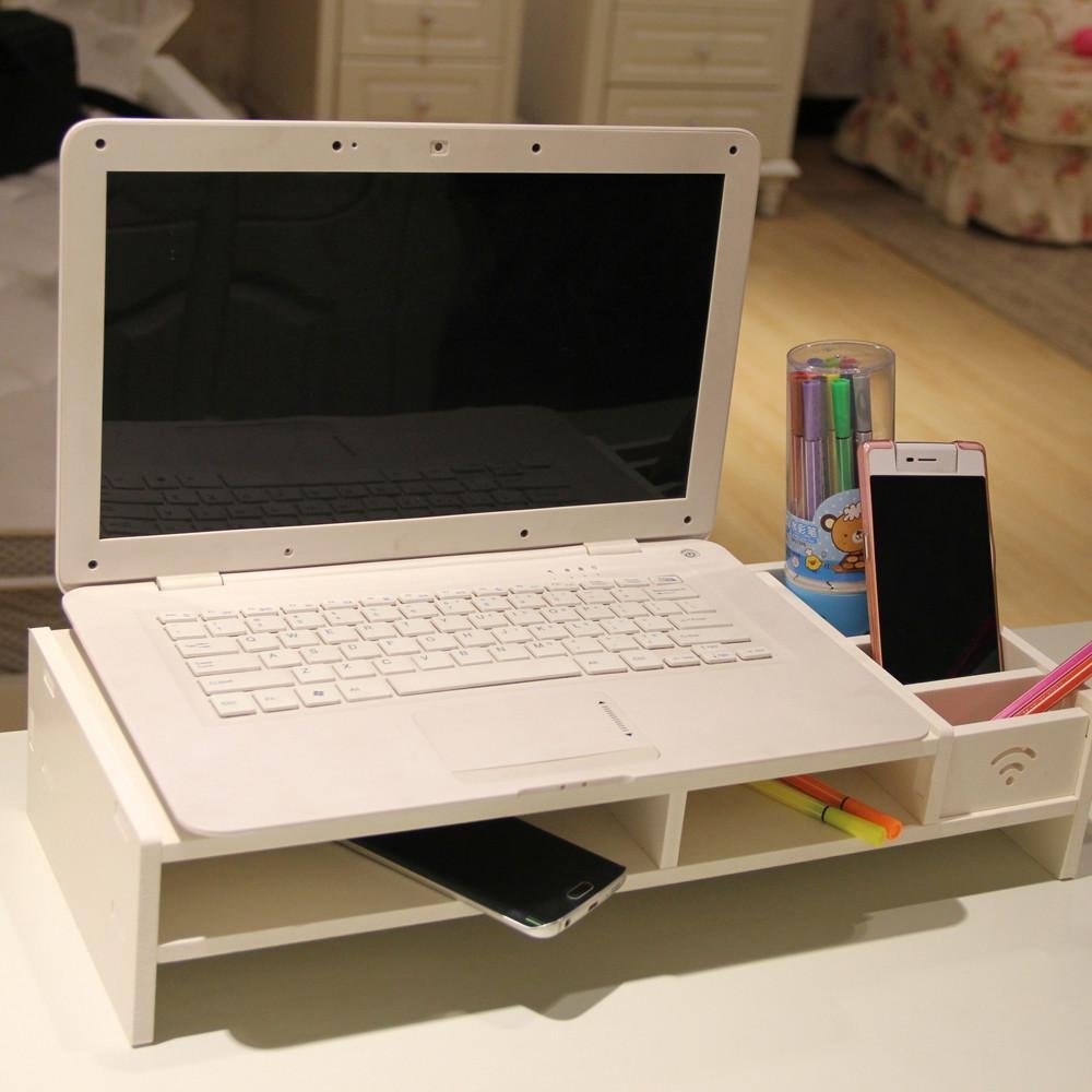 Yaheetech Desktop Monitor Stand LCD TV Laptop Computer Screen Riser