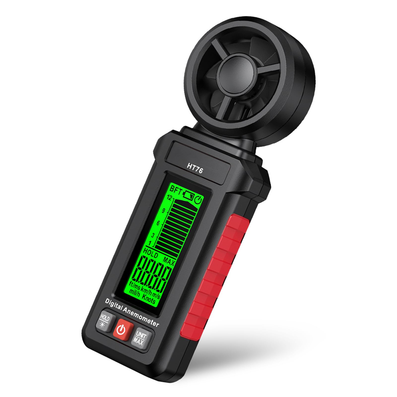 Fromceo Miniature Winds Speed Meter With Temperature And Winds Direction Readings Ideal For Sailing Hvac And Weather Applications Anemometer