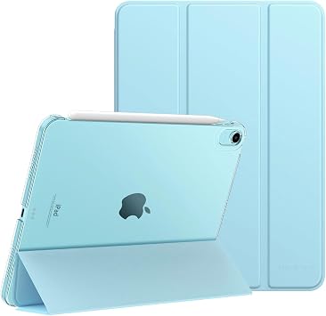 MoKo iPad Air 11 inch Case 2025/2024, iPad Air 5/4 10.9 inch Case iPad Air M3/M2 11 inch iPad Air 5th/4th Generation 10.9 Cover Translucent Auto Sleep Compatible with Apple Pencil Pro/2nd