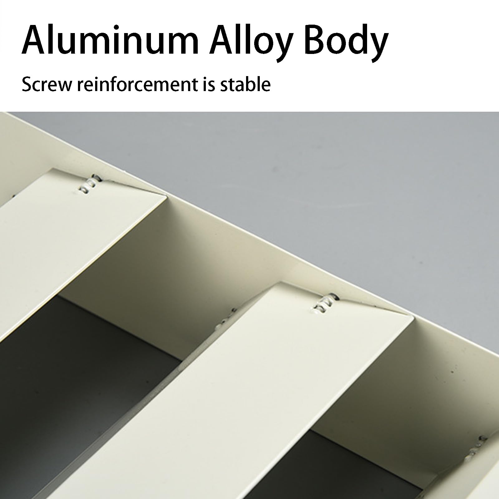 aria condizionata all'esterno, Deflettore esterno for copertura unità AC resistente alle intemperie, bianco in acciaio inossidabile, dimensioni multiple(50x50x9cm)