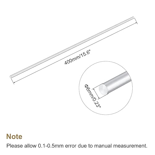Miniatura 22 de MECCANIXITY Varilla redonda de aluminio macizo de 0.472 in de diámetro, 15.748 in de longitud, para manualidades, paquete de 1