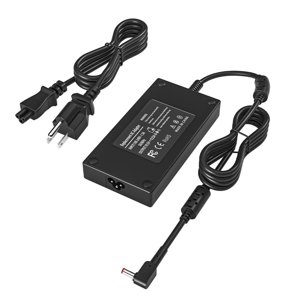 BURFLO 180W Laptop Charger For Acer Predator & Nitro Gaming Laptops - Replacement Power Adapter