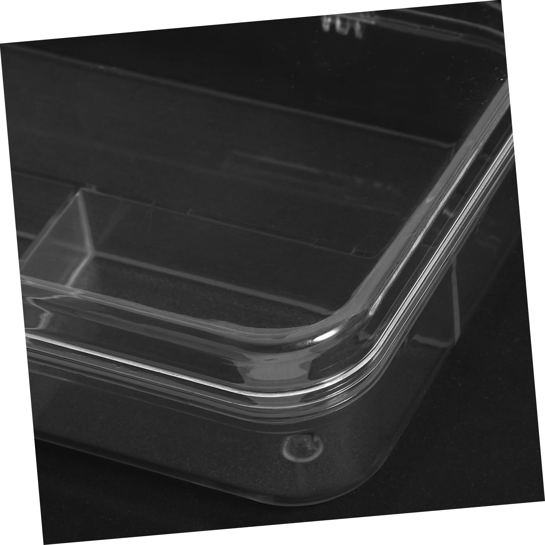 SHINEOFI 5pezzi Pencil Box Trasparente Per Cancelleria Organizer Impilabile Per Matite e Penne Per Scuola Ufficio e Casa Capacità e Design Compatto