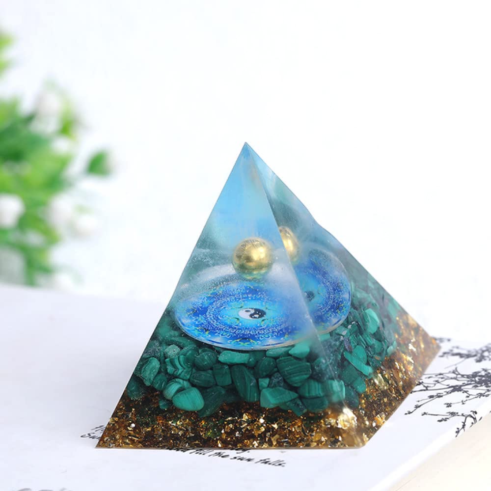 Moule résine silicone pyramide artisanat chocolat gravier cristal