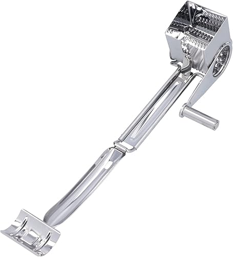 Miniatura 7 de Rallador de queso, mango giratorio de acero inoxidable, rotación manual, ahorro de tiempo, nuez de nuez, molinillo de pollo, herramienta para el