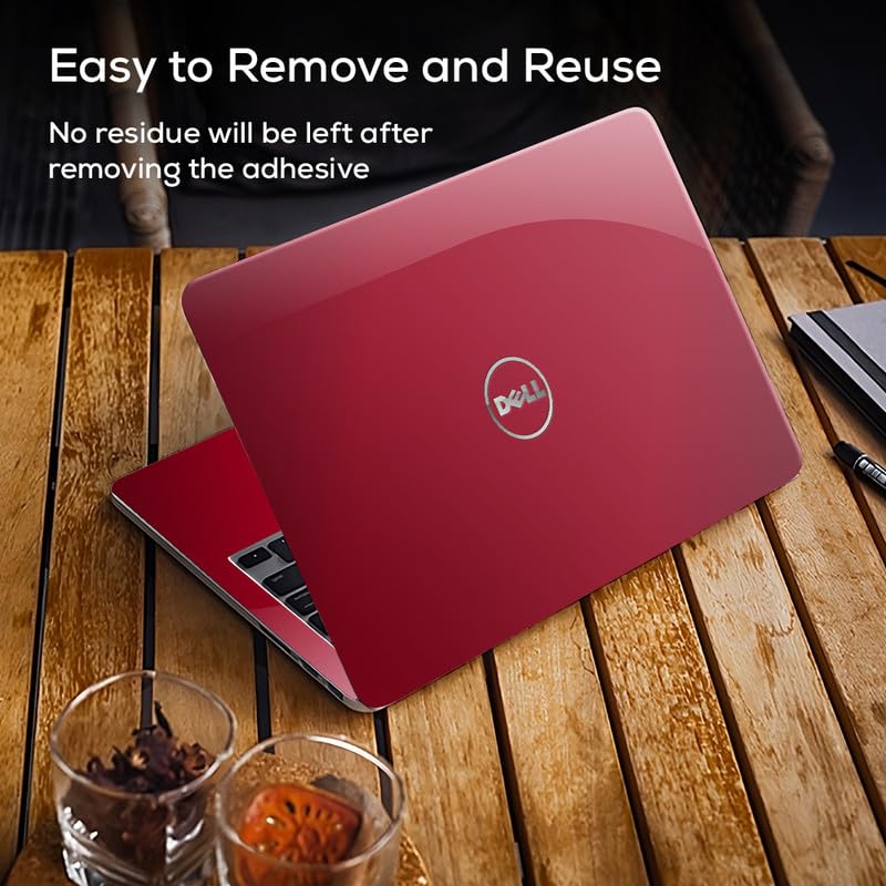 Image of Galaxsia DSGN 302 Full Body Laptop Skin Bubble-Free| Laminated & Removable | HD Quality Sticker for Laptops Upto 15.6 Inches Compatible with DELL