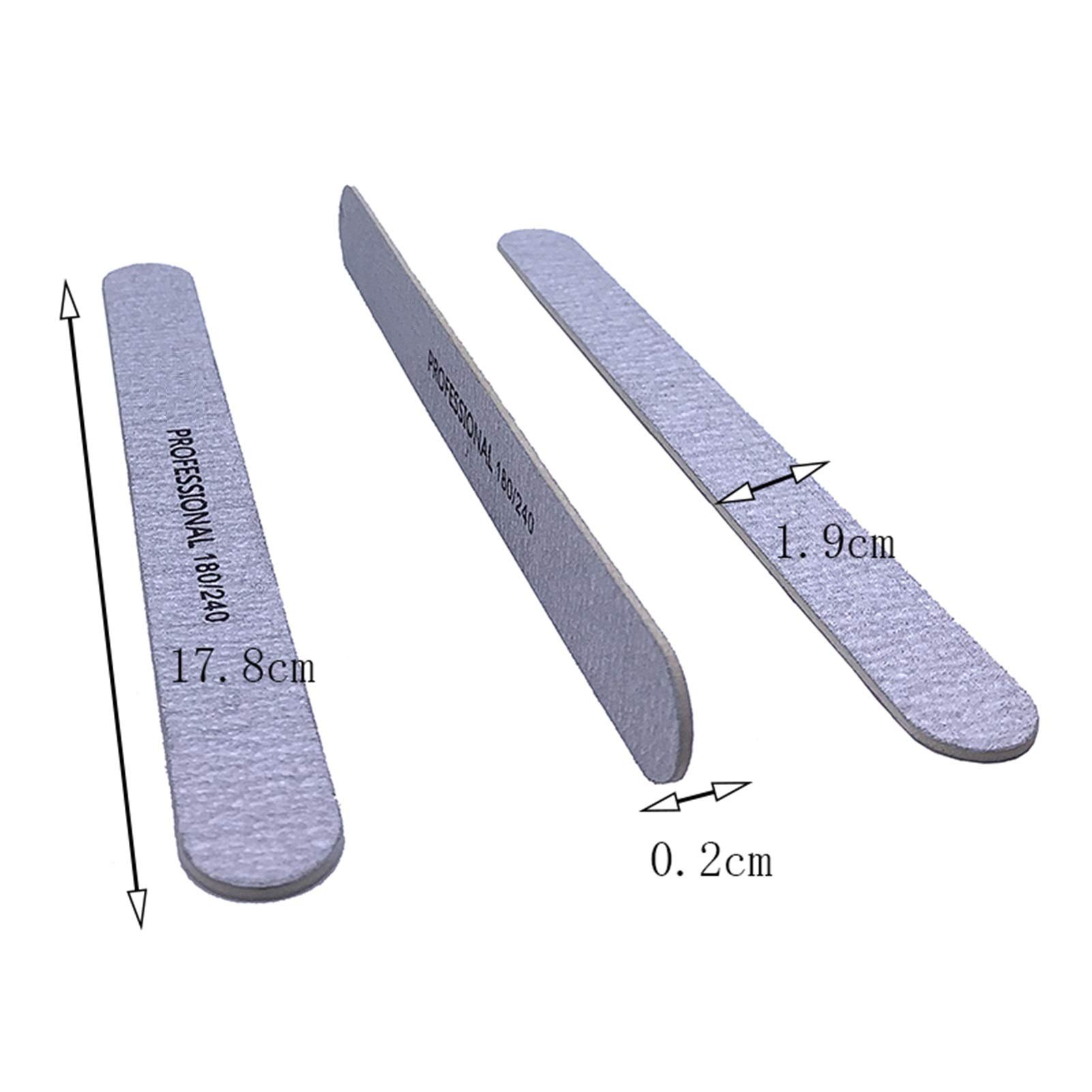 Demiawaking 10er-Set Profi-Nagelfeilen – Ideal Für Maniküre Zuhause & Salon