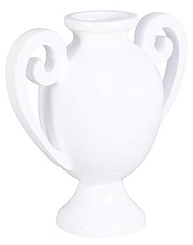 Amazon.com: White Fiberglass Amphora Style Modern