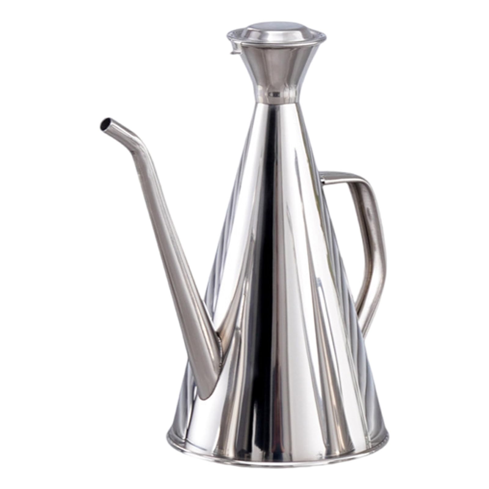 carotoe Professional Oil Dispenser 304 Nonrust Steel Construction Ergonomic Handle Mess Release Pouring for Modern Kitchens Leak Proof Condiment Dispenser