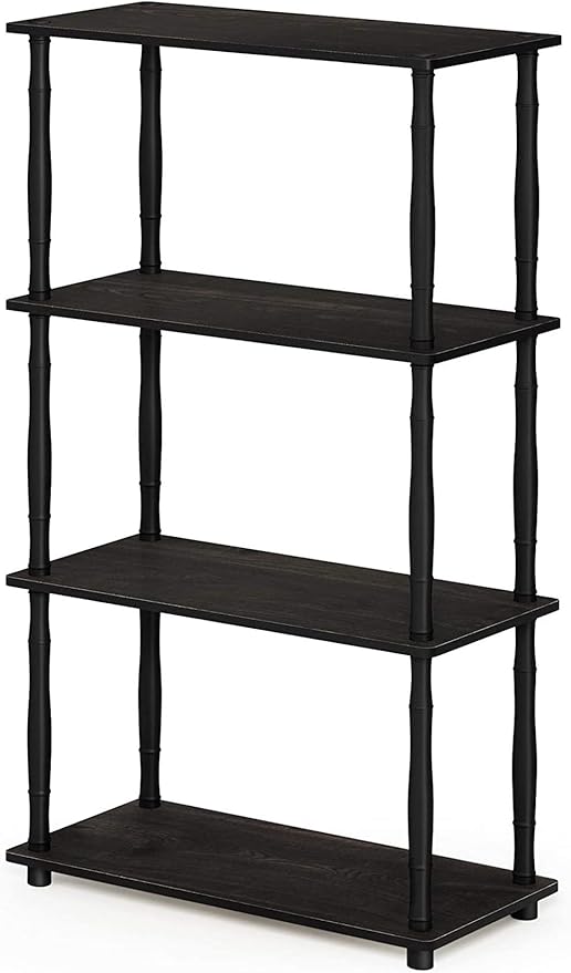 Amazon 日本正規輸入品 Furinno フリノ 棚 ディスプレイラック 多目的シェルフ 4段 エスプレッソ ブラック 110 30 60cm ターンnチューブ クラシック ex Bk オープンシェルフ ラック オンライン通販