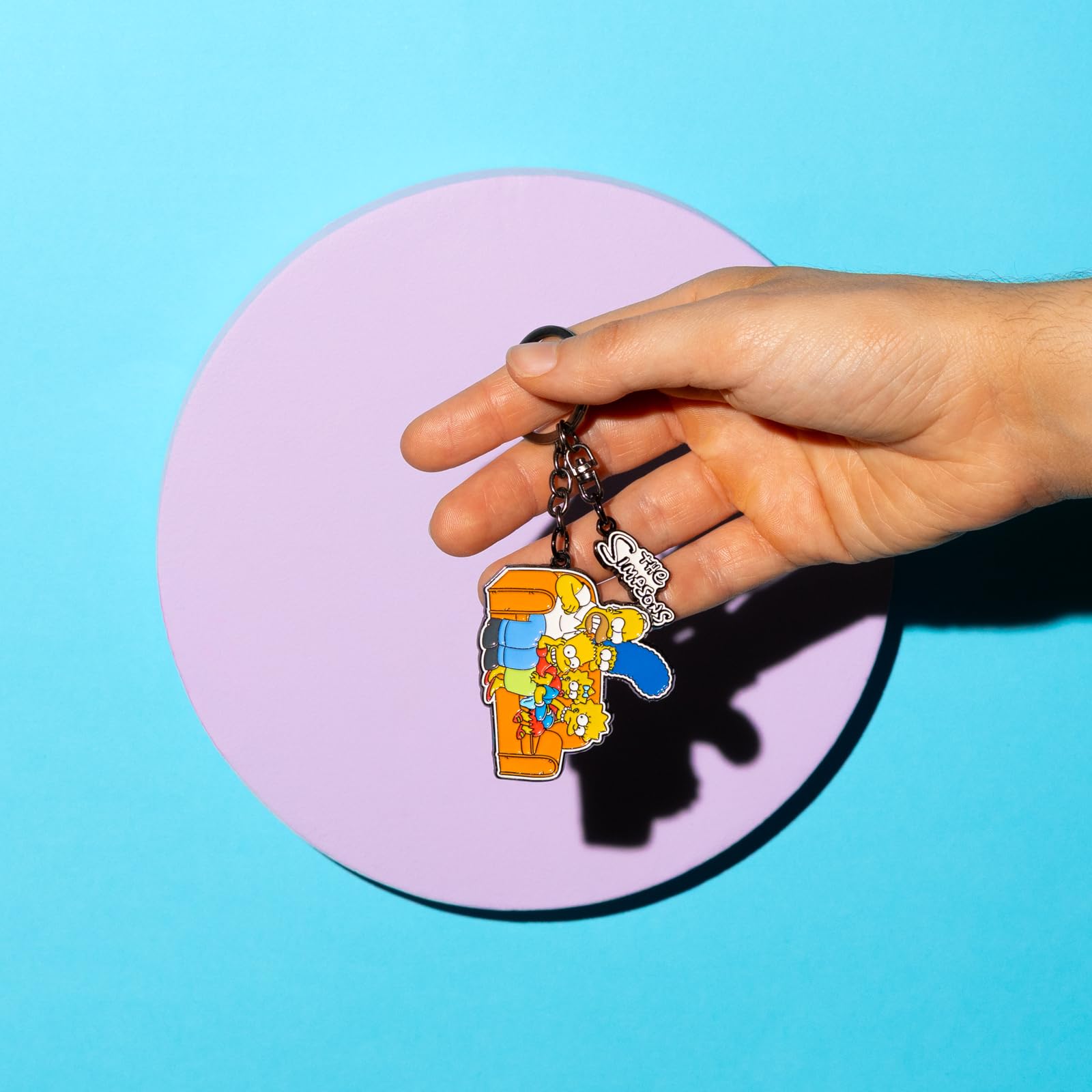 Grupo Erik Llavero Los Simpsons - Llaveros originales casa : Portallaves niños o Llavero Coche| Simpsons Regalo