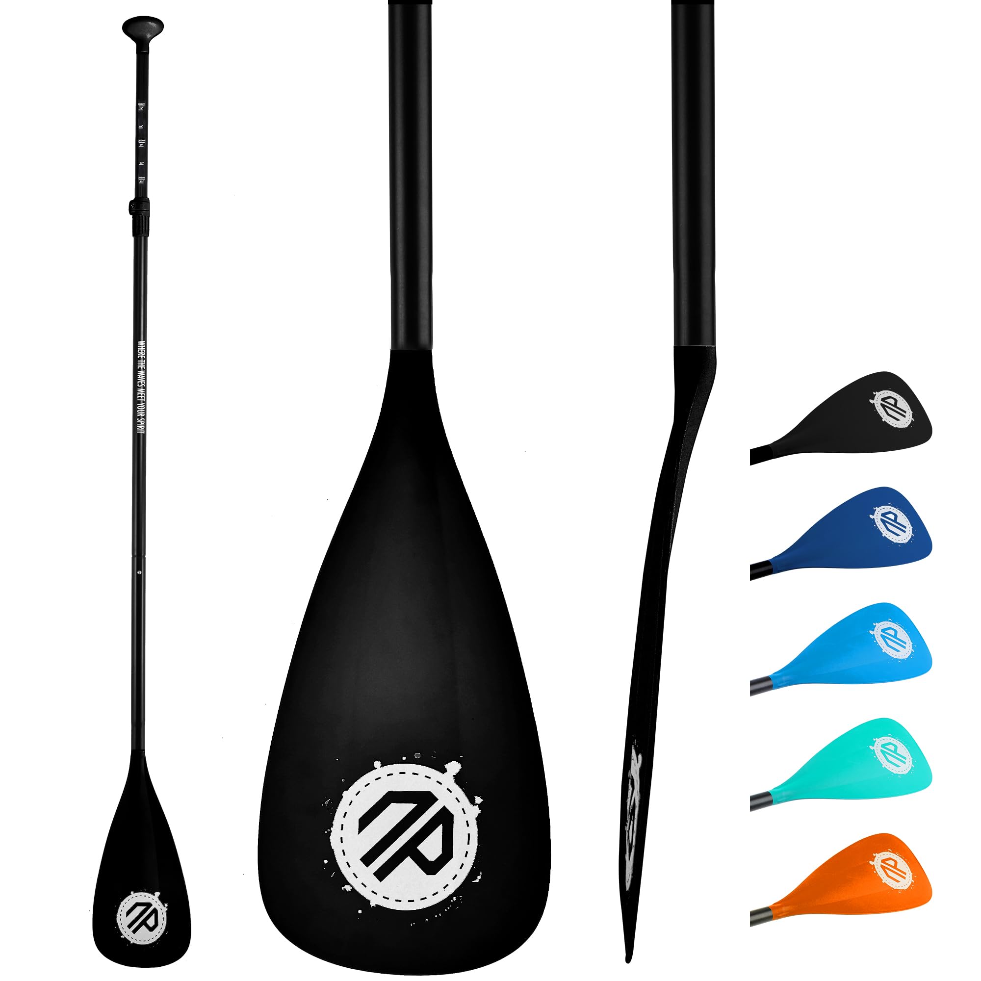 niphean Sup Paddle Board Paddle, 3&4-Piece Detachable Floating Inflatable Paddle Board Oar, Adjustable Kayak Paddle, Durable Paddle Board Accessories — image 1