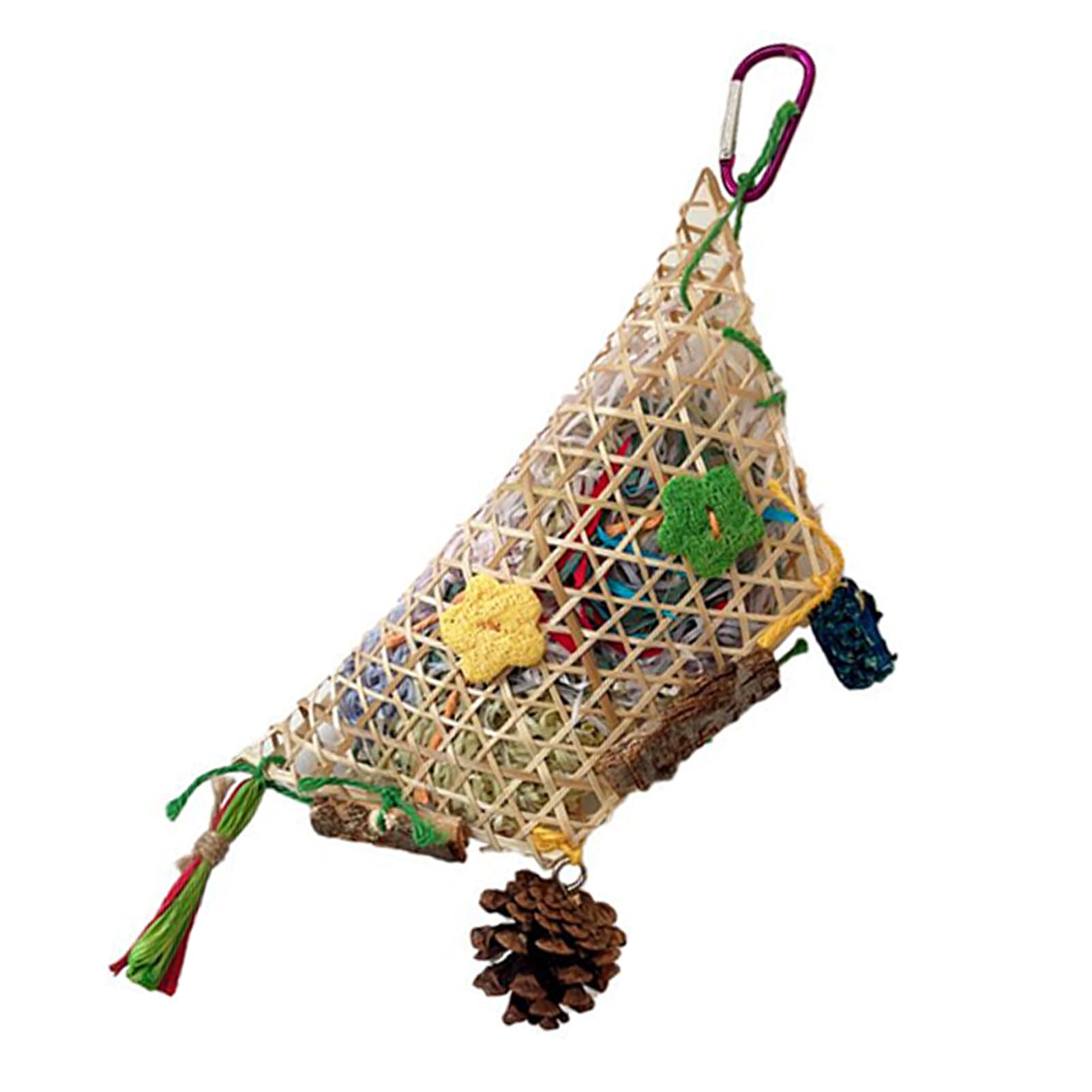 Knowlife Bird Chew Toys - Parrot Shredder Play Center,Mental Stimulation Chewing Toy for Foraging Exercise Aviary Enrichment Boredom Release Indoor Outdoor