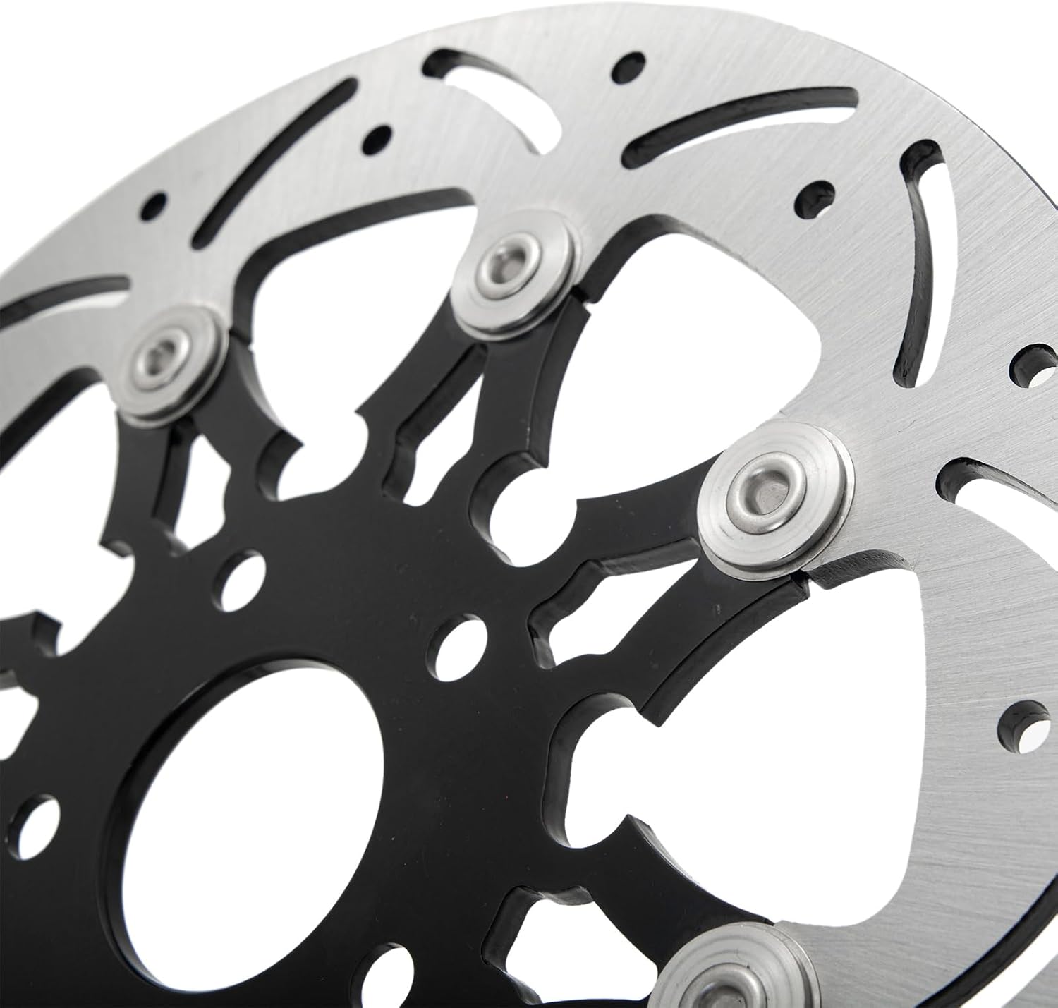 TOFR 11.5" Front Rear Floating Brake Rotors Discs for Harley DYNA FXD FXDL FXDWG FXR FXRS FXRT FXRD FXLR SPORTSTER XLH XLX SOFTAIL FXST FXSTB FXSTC FXSTS FLST FLSTC (Alloy Hub) 1987-1999