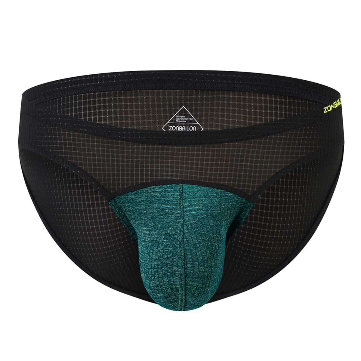 BIATWOWR Sexy Herren Triangle Slips mit Großem Beutel Netzmaterial Bequem Atmungsaktivem Material ohne Etikett