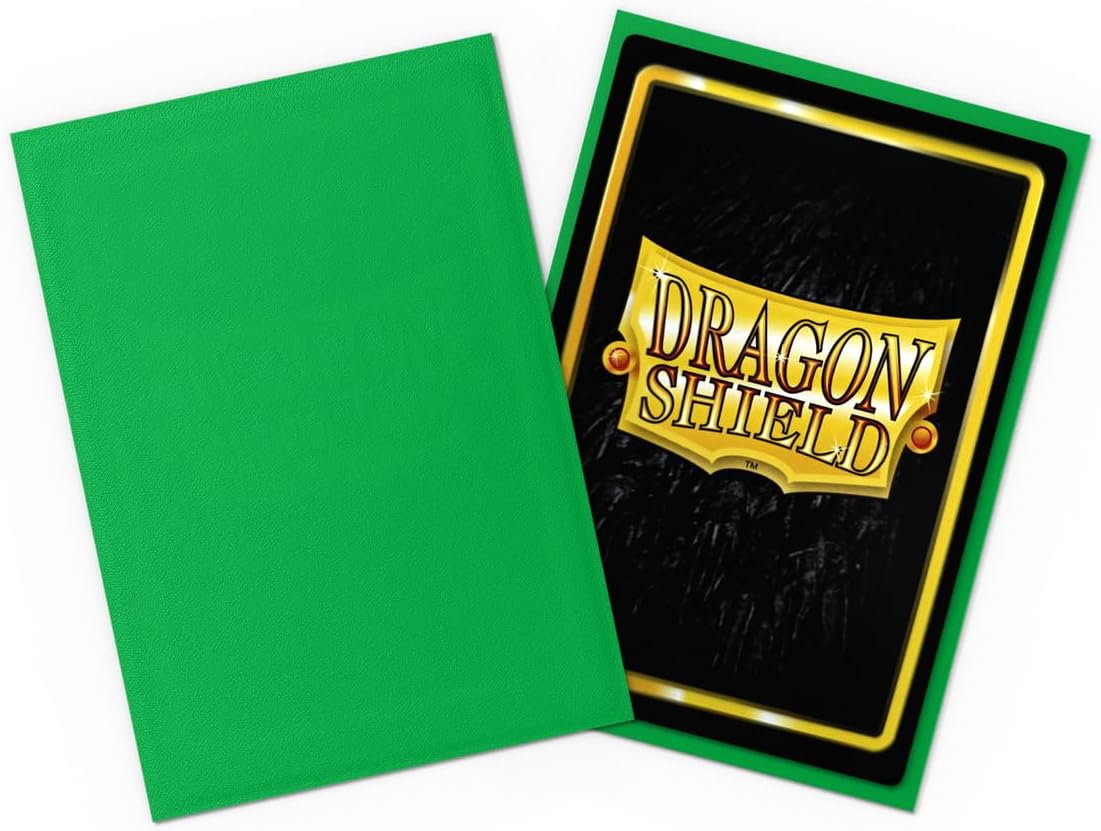 Dragon Shield | Japanese Size Card Matte Sleeves | 60 CT - Smooth & Tough Premium TCG Sleeves - Compatible with Yu-Gi-Oh, Naruto, Cardfight & Vanguard | Apple Green