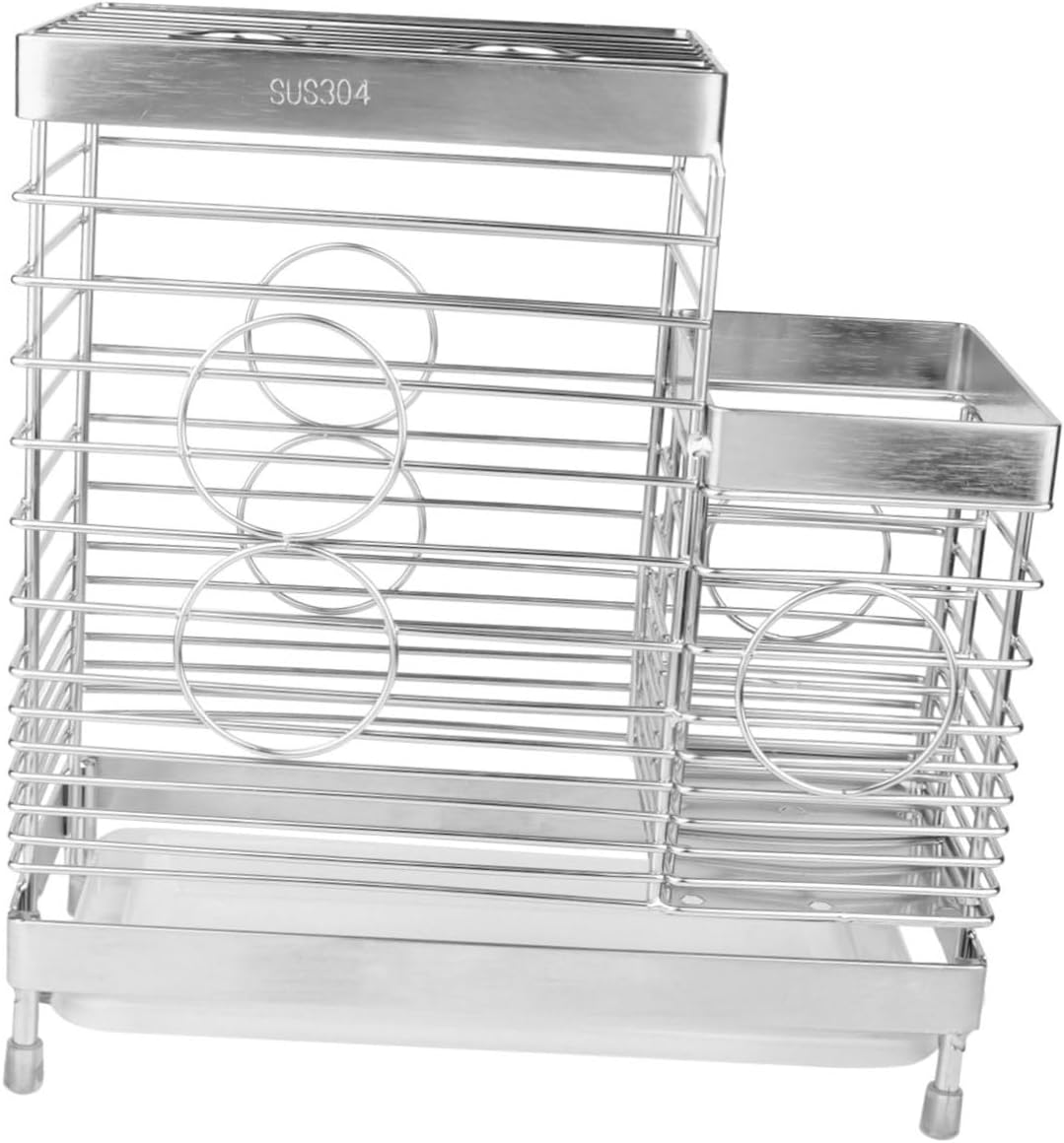 Cookware Storage Organizer Multi-functional Kitchen Rack Knife Rest and Chopstick Cage
