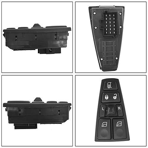 Miniatura 4 de Interruptor de botón de ventana eléctrica delantera izquierda para reemplazo del panel lateral del conductor para 2004-2012 Volvo Truck FH12 FH13 FM