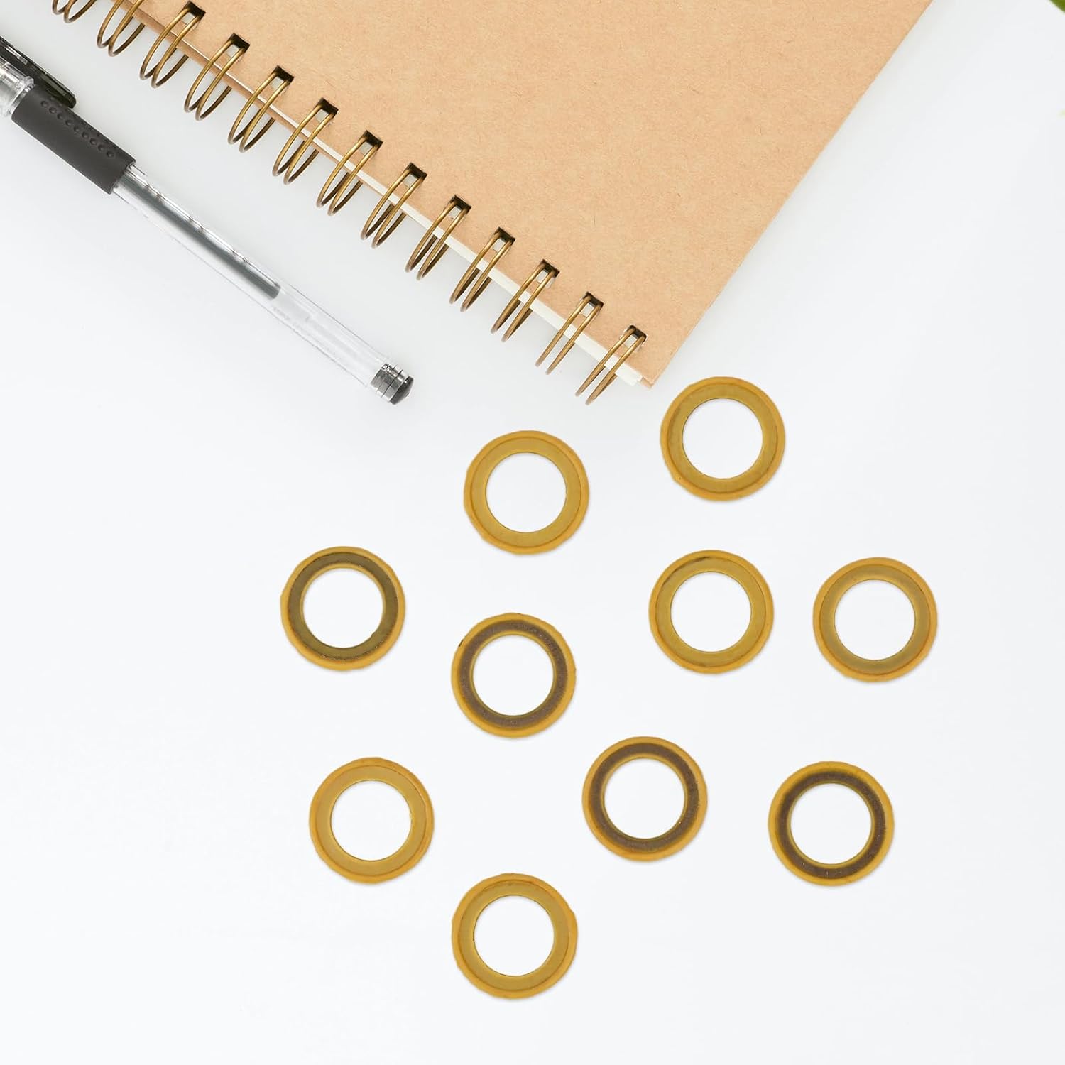 10 Pcs Gearcase Drain Plug Seal Gaskets Lower Unit Crease Drain Plug Washers Compatible with Mercury Marine/Mercruiser